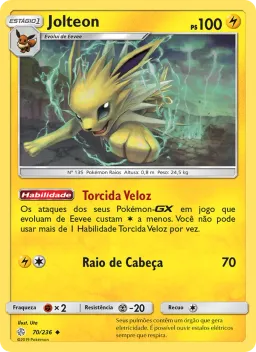 Jolteon 70 Eclipse Cósmico