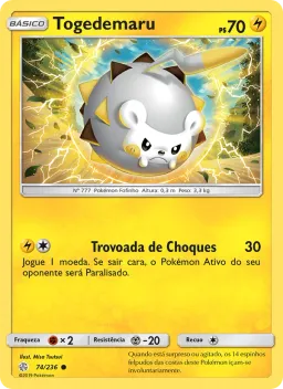 Togedemaru 74 Eclipse Cósmico