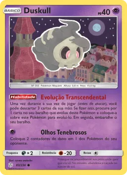 Duskull 83 Eclipse Cósmico
