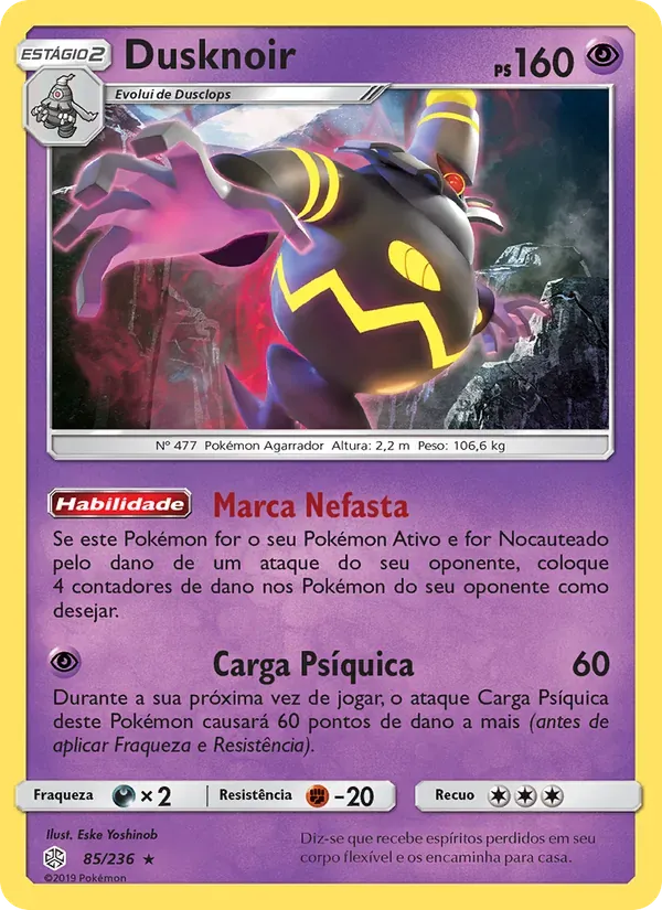 Dusknoir 85/236 Eclipse Cósmico