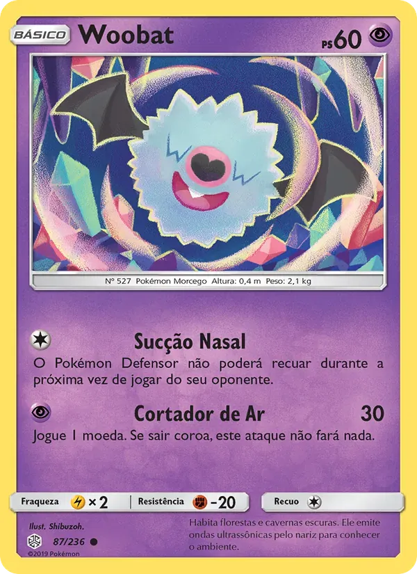 Woobat 87/236 Eclipse Cósmico