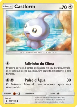 Castform 105 Guardiões Ascendentes