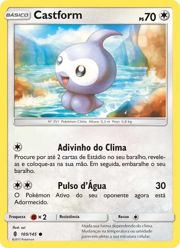 Castform 105/145 Guardiões Ascendentes