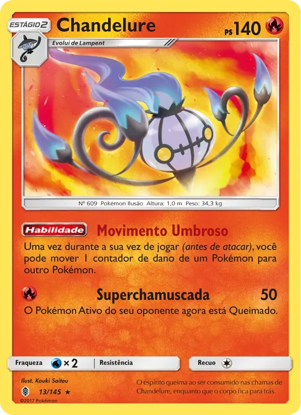 Chandelure 13/145 Guardiões Ascendentes
