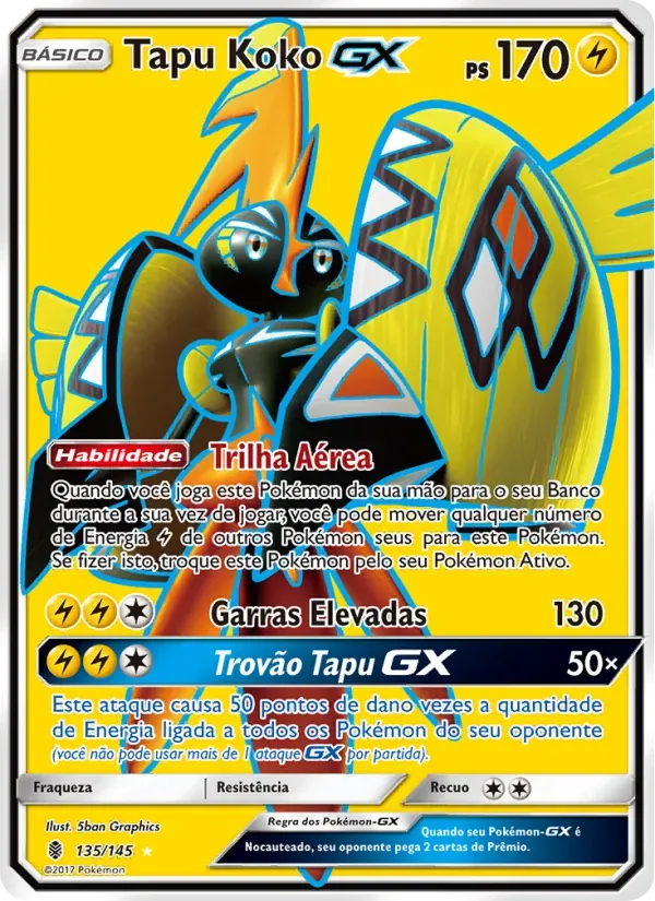 Tapu Koko GX 135/145 Guardiões Ascendentes