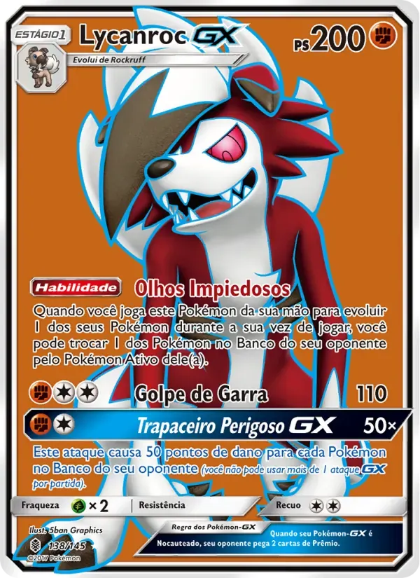 Lycanroc GX 138/145 Guardiões Ascendentes