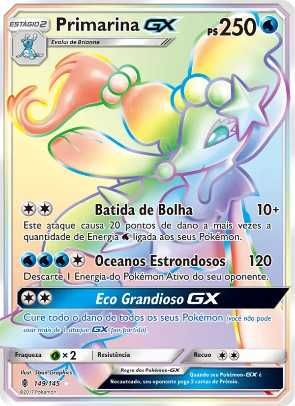 Primarina GX 149/145 Guardiões Ascendentes