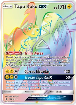 Tapu Koko GX 153 Guardiões Ascendentes