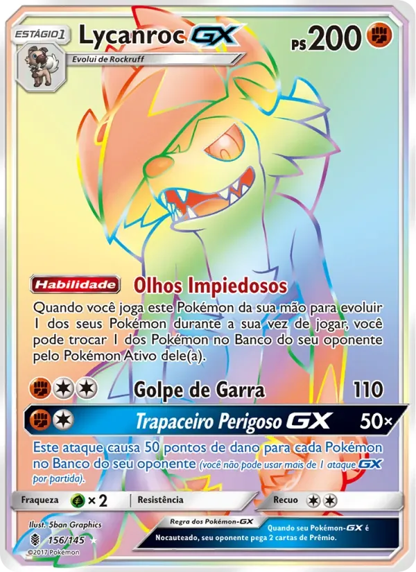 Lycanroc GX 156/145 Guardiões Ascendentes