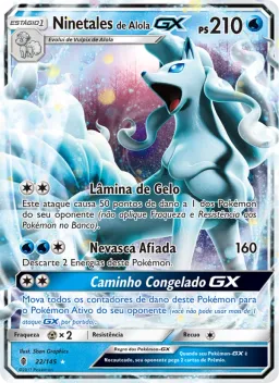 Ninetales de Alola GX 22 Guardiões Ascendentes