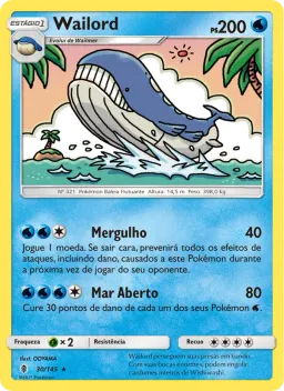Wailord 30 Guardiões Ascendentes