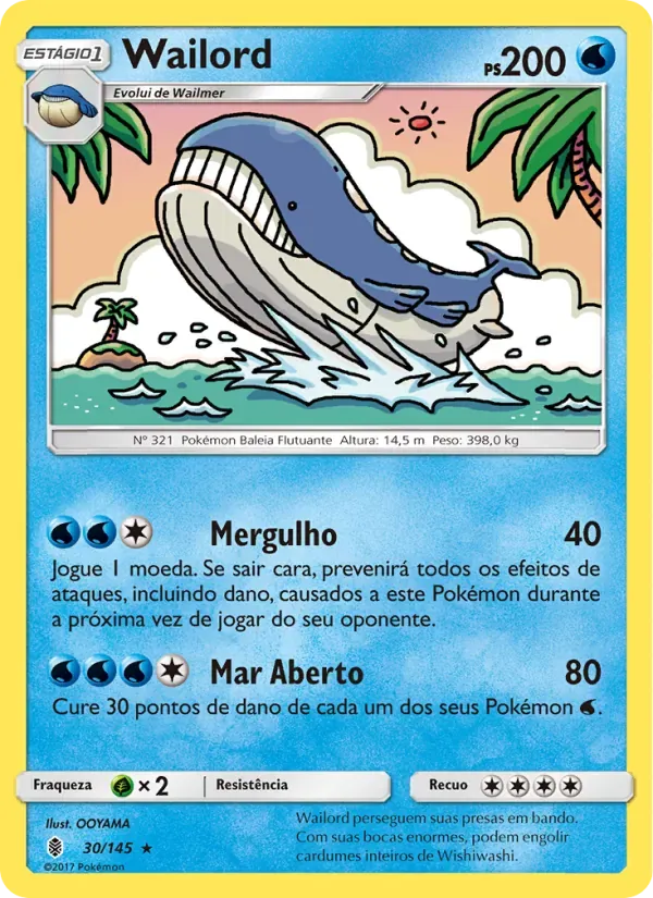 Wailord 30/145 Guardiões Ascendentes