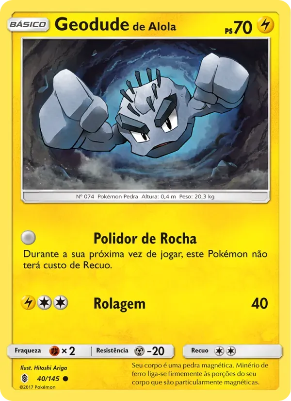 Geodude de Alola 40/145 Guardiões Ascendentes
