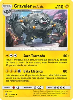 Graveler de Alola 41 Guardiões Ascendentes
