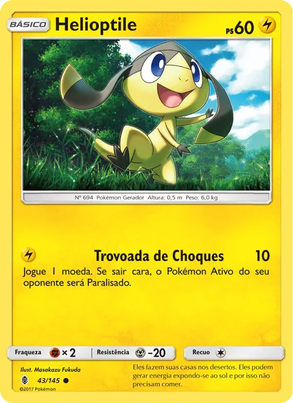 Helioptile 43/145 Guardiões Ascendentes
