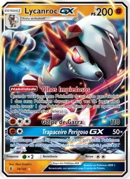 Lycanroc GX 74 Guardiões Ascendentes