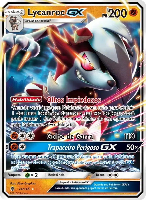 Lycanroc GX 74/145 Guardiões Ascendentes