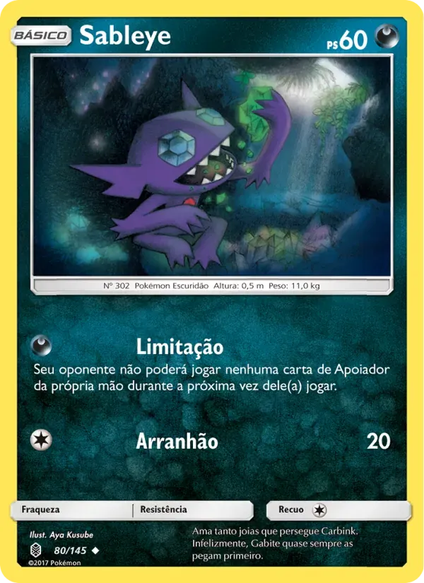 Sableye 80/145 Guardiões Ascendentes
