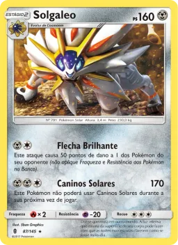 Solgaleo 87 Guardiões Ascendentes