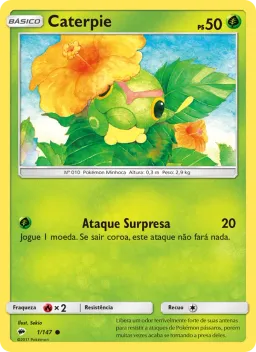 Caterpie 1 Sombras Ardentes