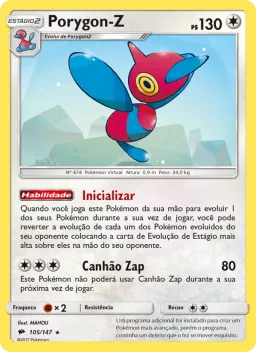 Porygon-Z 105 Sombras Ardentes