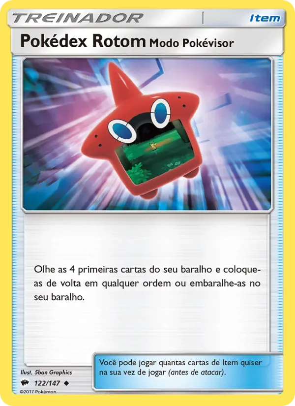 Pokédex Rotom - Modo Pokévisor 122/147 Sombras Ardentes