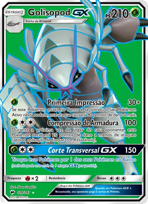 Golisopod GX 129/147 Sombras Ardentes