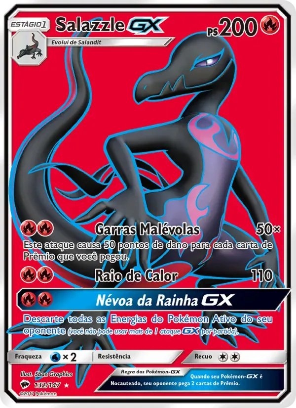 Salazzle GX 132/147 Sombras Ardentes