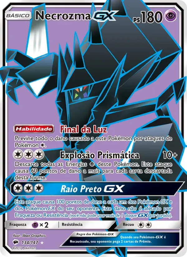 Necrozma GX 134/147 Sombras Ardentes