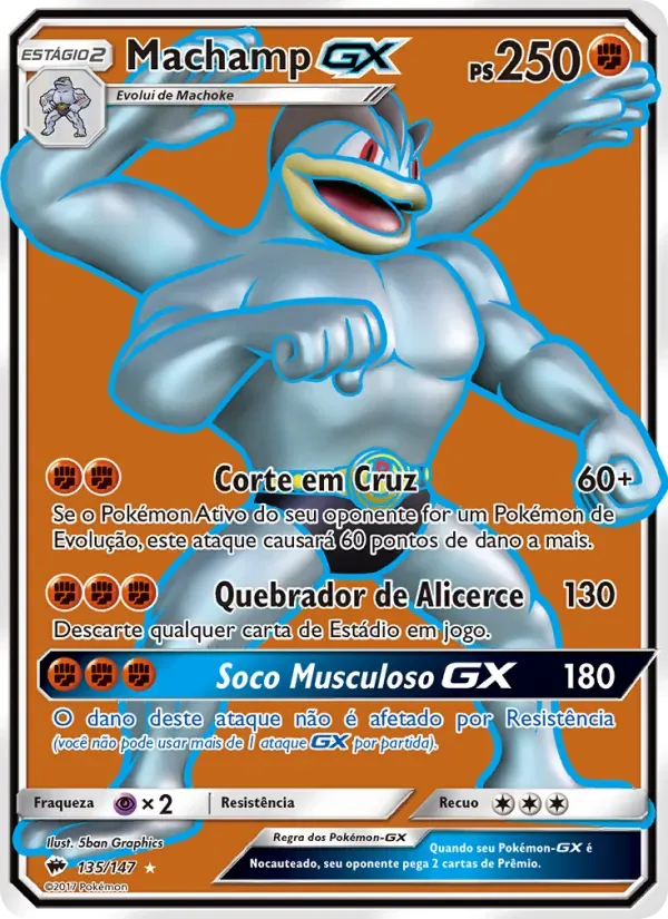 Machamp GX 135/147 Sombras Ardentes