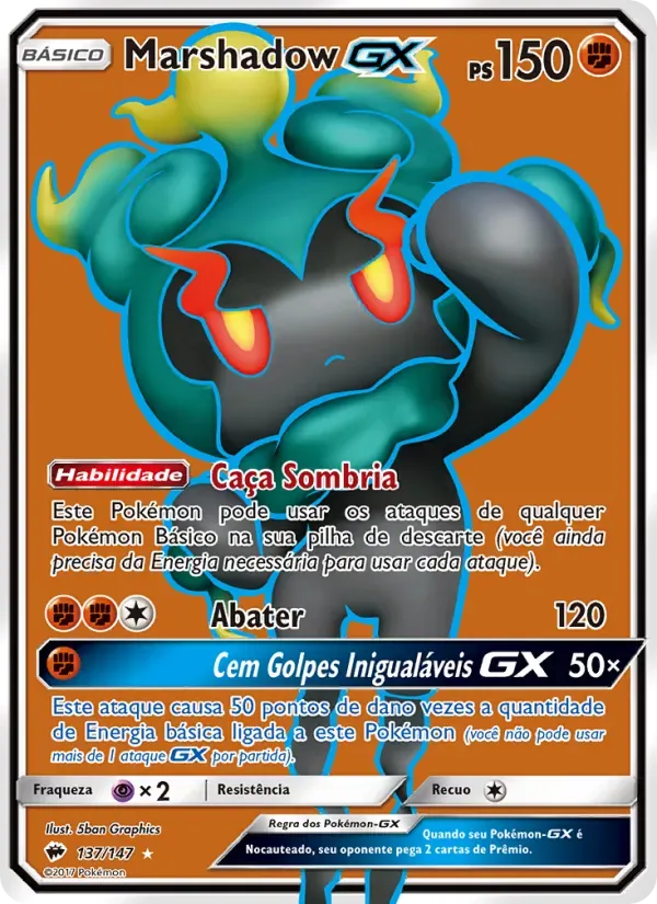 Marshadow GX 137/147 Sombras Ardentes