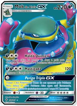 Muk de Alola GX 138 Sombras Ardentes
