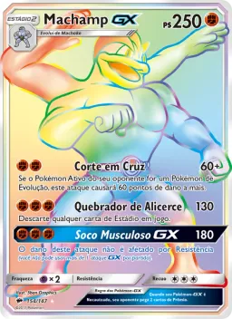 Machamp GX 154 Sombras Ardentes