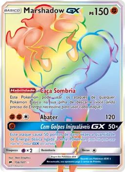 Marshadow GX 156 Sombras Ardentes