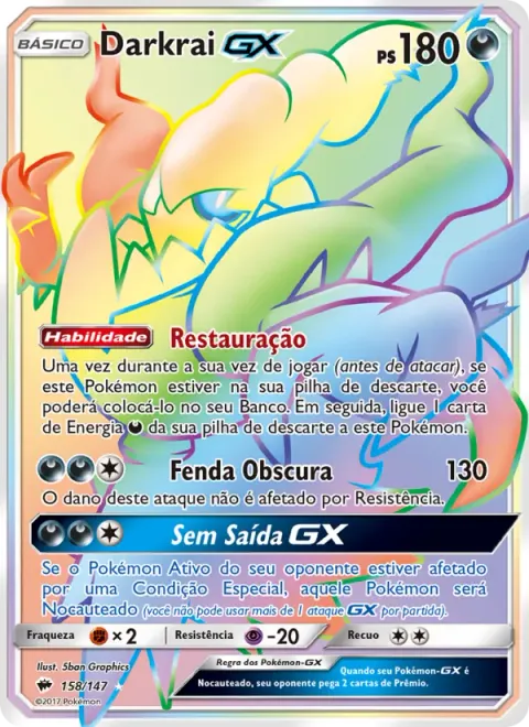 Darkrai GX 158/147