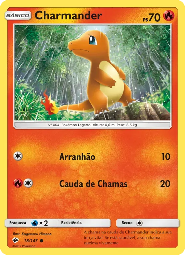 Charmander 18/147 Sombras Ardentes