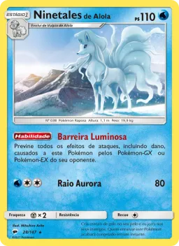 Ninetales de Alola 28 Sombras Ardentes