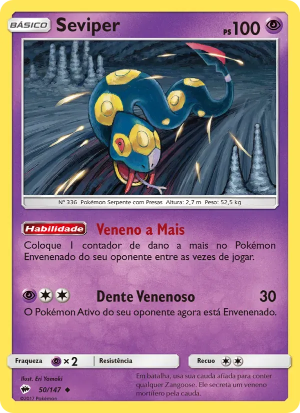 Seviper 50/147 Sombras Ardentes