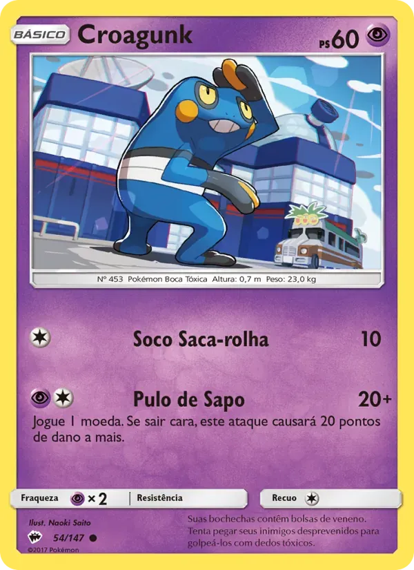 Croagunk 54/147 Sombras Ardentes