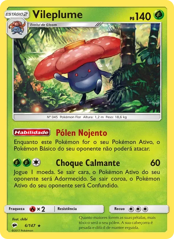 Vileplume 6/147 Sombras Ardentes