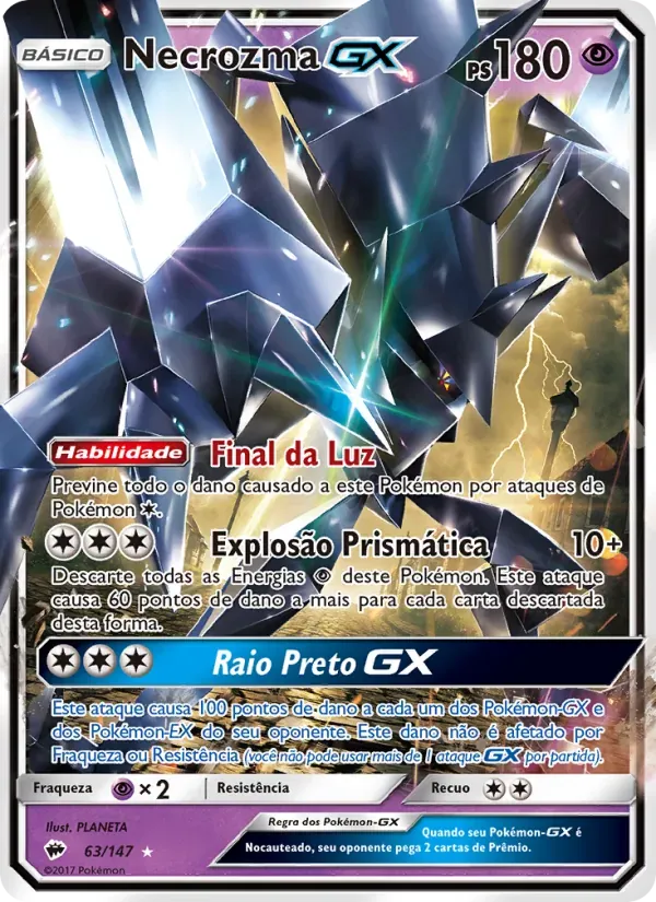 Necrozma GX 63/147 Sombras Ardentes