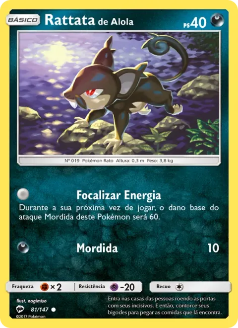 Rattata de Alola 81/147
