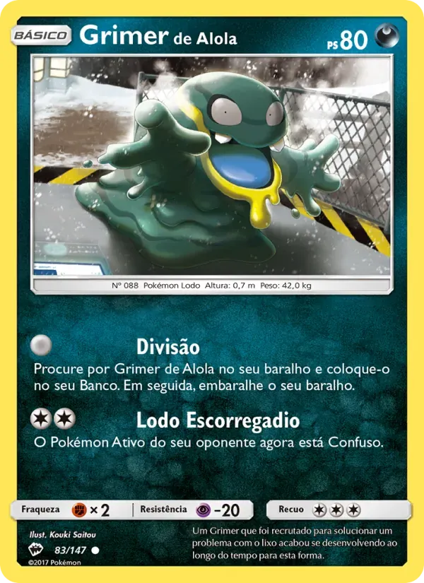 Grimer de Alola 83/147 Sombras Ardentes