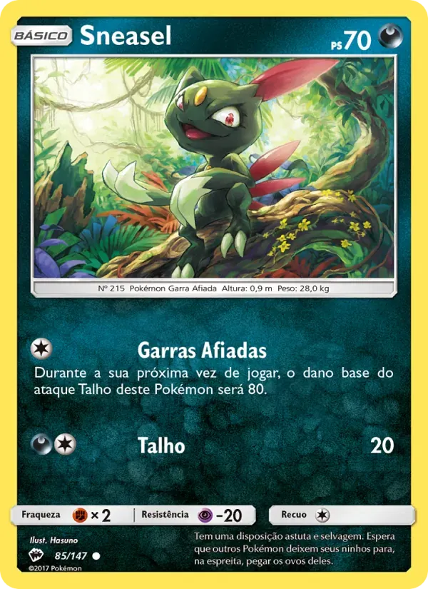 Sneasel 85/147 Sombras Ardentes