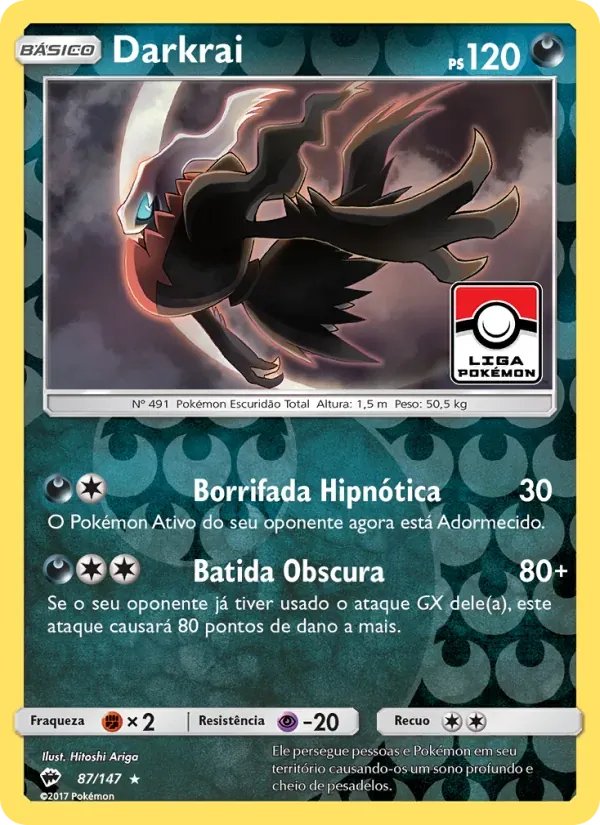 Darkrai 87/147 Sombras Ardentes