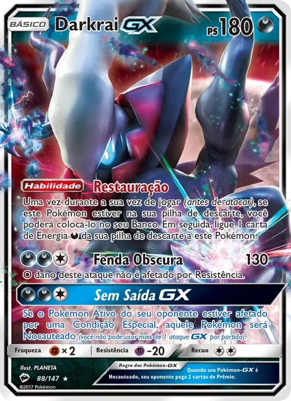 Darkrai GX 88/147 Sombras Ardentes
