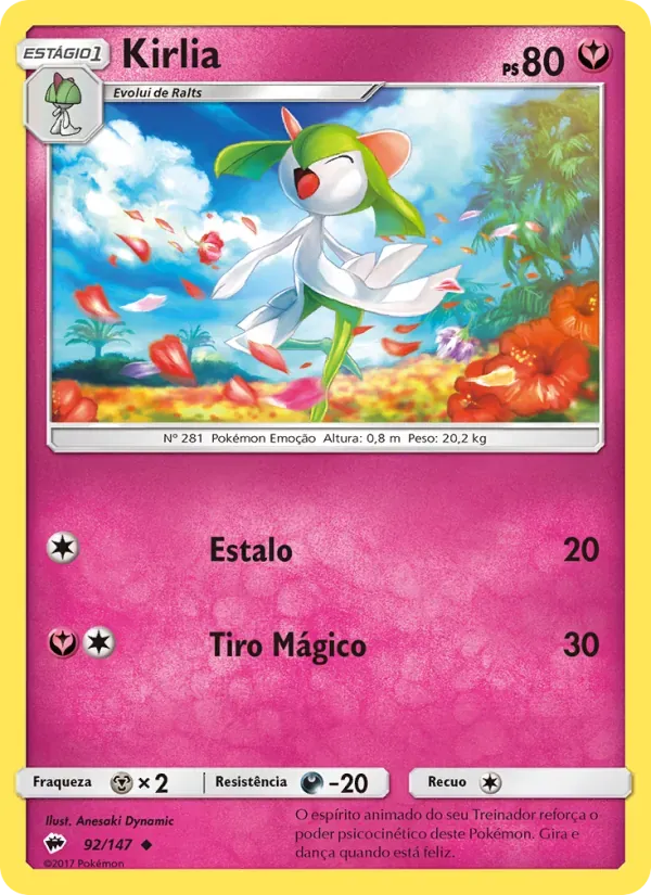 Kirlia 92/147 Sombras Ardentes
