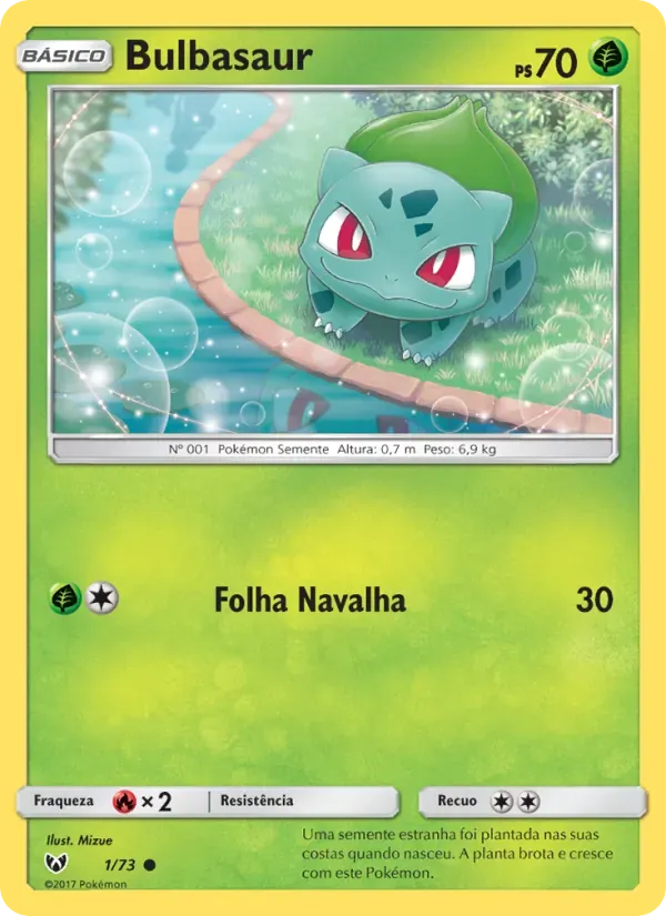 Bulbasaur 1/73 Lendas Luminescentes
