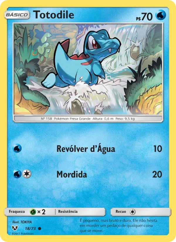 Totodile 18/73 Lendas Luminescentes