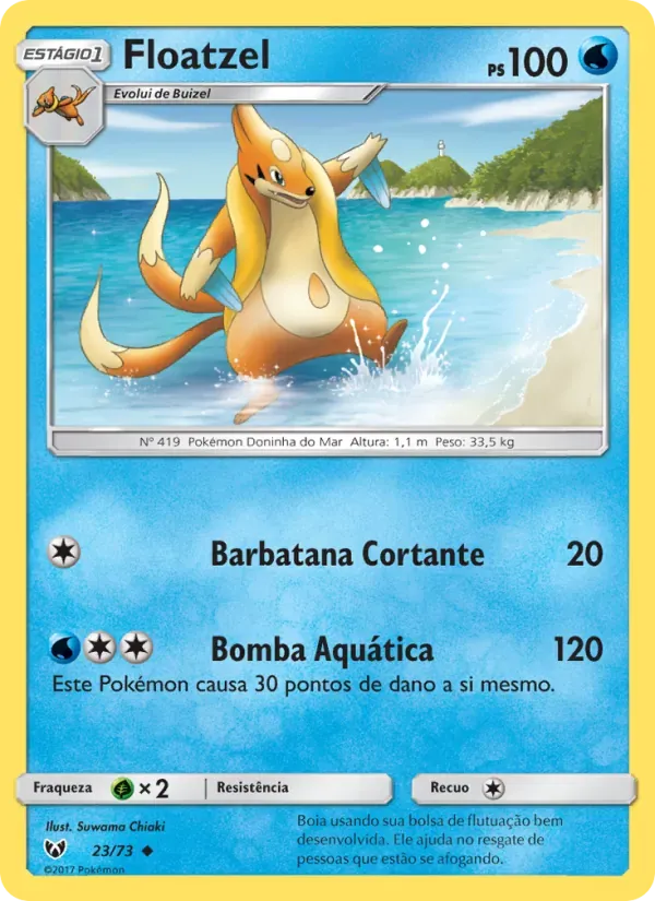 Floatzel 23/73 Lendas Luminescentes